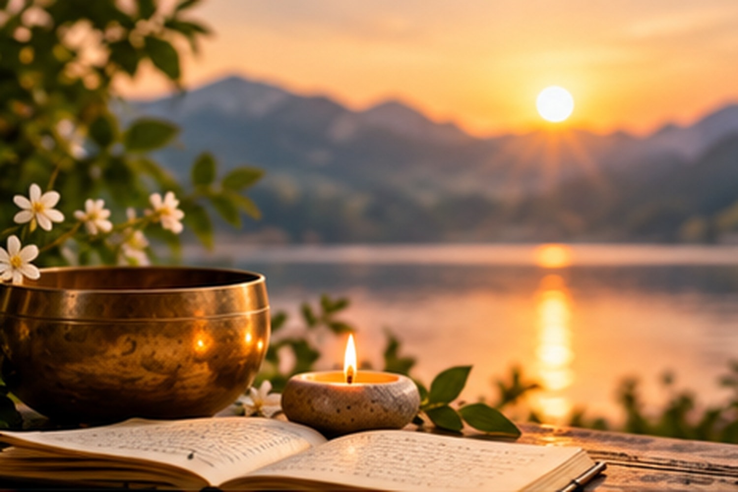 Sunrise light for daily Vedic reflections
